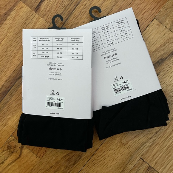 🔸ADD ON 5$ | ✨NWT | Ardene | Black Sheer Tights M/L - Picture 3 of 3